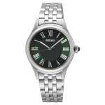 Seiko Reloj analógico de Cuarzo para Mujer con Correa de Acero Inoxidable SUR611P1