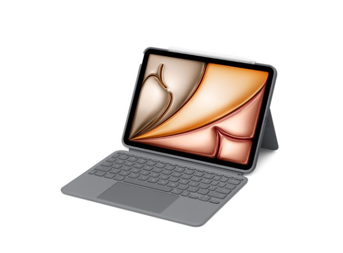 Funda Combo Touch de Logitech con teclado para Apple iPad Air 11" (M2) y (M3) Gris