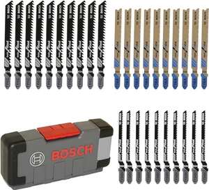 Bosch Professional Set Tough Box con 30 hojas de sierra de calar