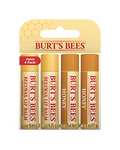 Burt's Bees Pack de 4 bálsamos labiales hidratantes