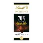 15 unidades Lindt Excellence Tableta de chocolate negro 70% cacao, 100g