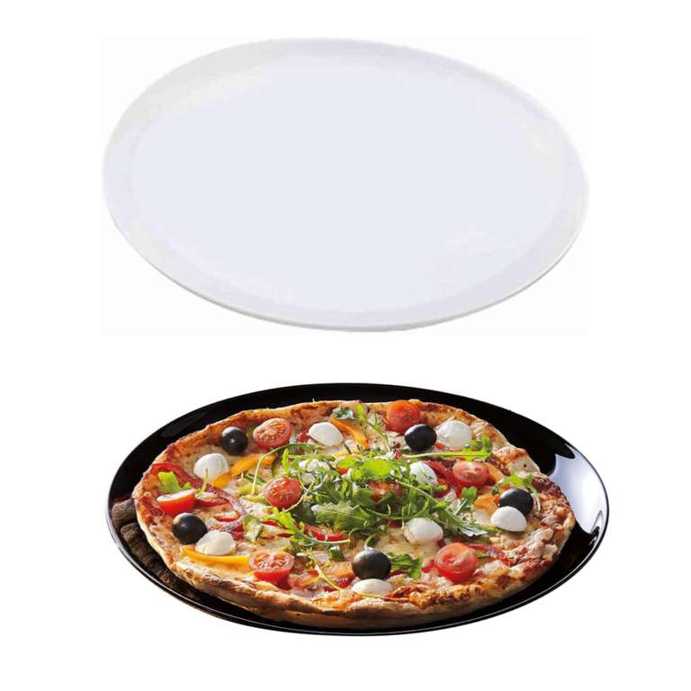 Luminarc Plato para Pizza de 32 cm en Blanco (Negro en descripción)