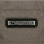 Pepe Jeans Bremen Bandolera Dos Compartimentos Marrón 12x15x3,5 cms Algodón con detalles en Piel Sintética