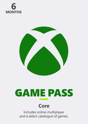 Xbox Game Pass Core 6 meses o 81 días Ultimate para los abonados Ultimate - Key INDIA