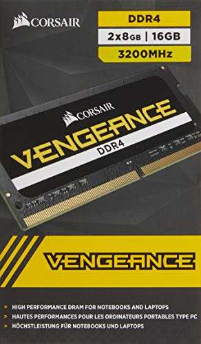 Corsair Vengeance SODIMM 16GB (2x8GB) DDR4 3200MHz CL22 Memoria