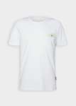 Camiseta blanca estampada