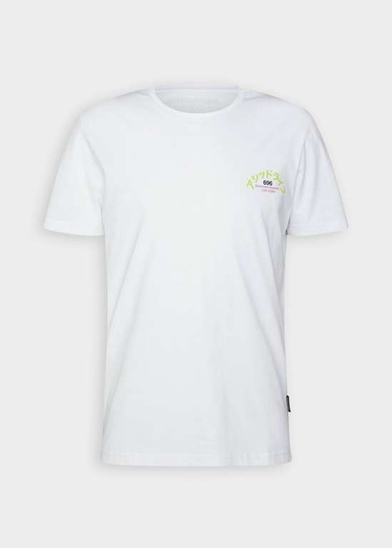 Camiseta blanca estampada