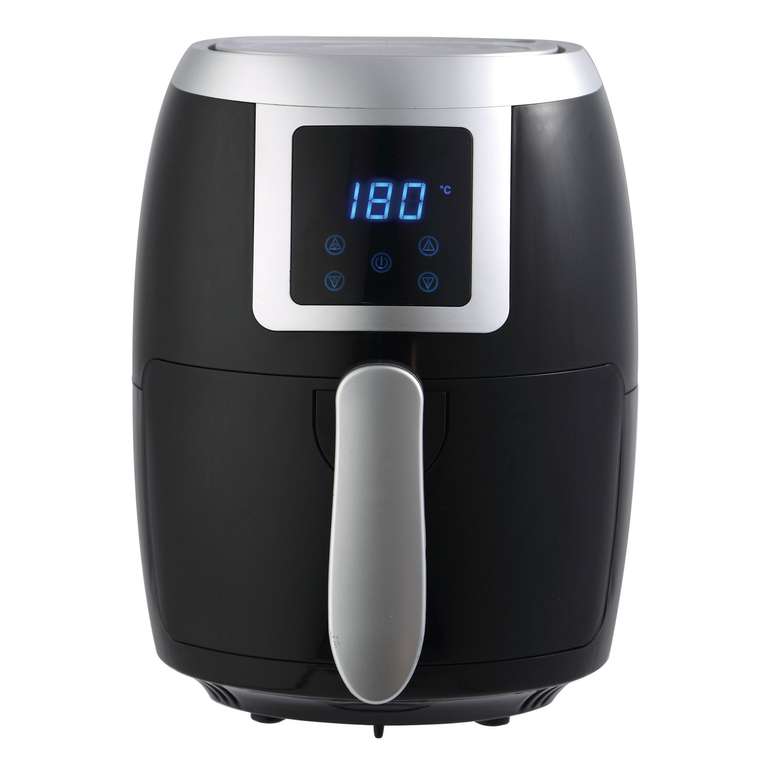 Freidora de aire caliente 2 Litros 1000W Foodies MP: la solución saludable y práctica para tus comidas fritas