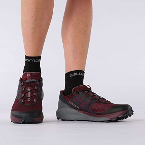 Salomon Sense Ride 4 Zapatillas de Trail Running para Mujer, Pisada reactiva, Sujeción del pie y protección, Agarre en todo tipo de terrenos