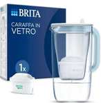 BRITA Jarra Filtrante Cristal Azul | Incluye 1 Filtro MAXTRA PRO All-in-1 | Filtra hasta 150L