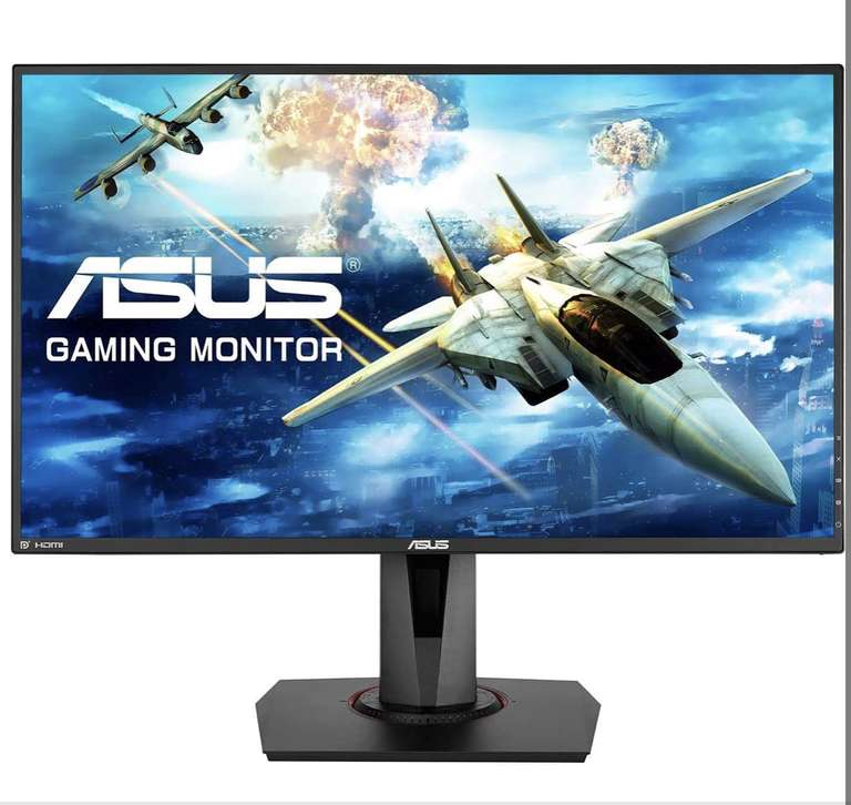 ASUS VG278Q - Monitor de Gaming de 27" (WQHD, 1920 x 1080, 0,4 ms, 144 Hz, Extreme Low Motion Blur Sync, G-SYNC