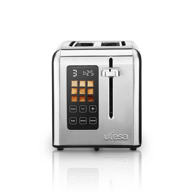 Tostador Digital Ufesa Perfect Toaster (950W, Acero Inoxidable)