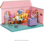 Jakks Pacific Diorama de la Sala de Estar de Los Simpson, Set de Juego con Licencia Oficial.