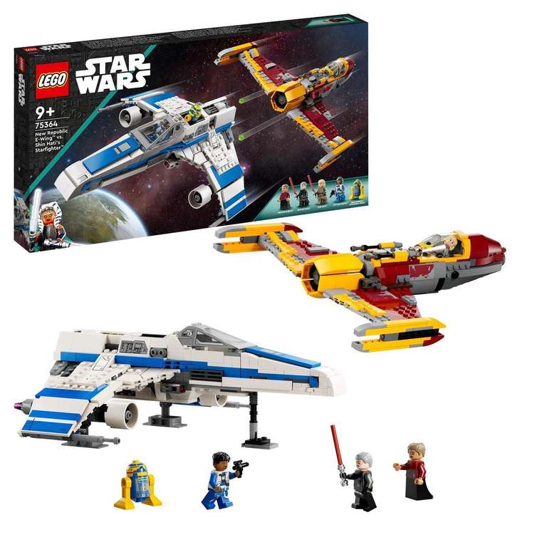 Lego Star Wars 75364 Ala-E y caza estelar