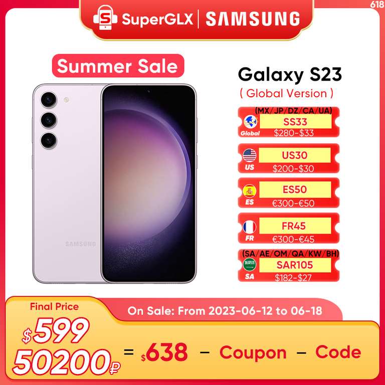 Samsung galaxy S23 de 8GB/128GB