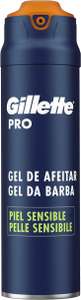 Gillette Pro Gel de Afeitar Hombre para Pieles Sensibles, Hidrata y Calma la Piel, 200 ml
