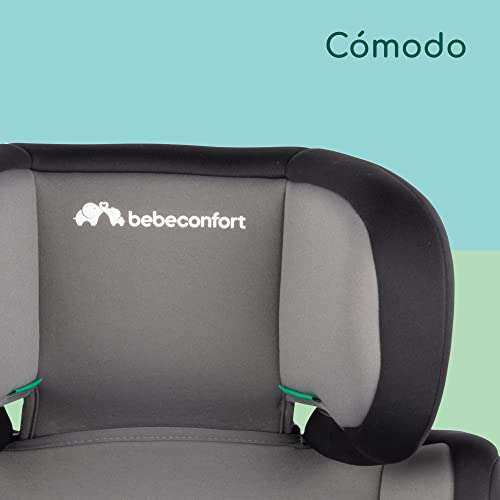 Bebeconfort Road Fix i-Size silla de coche isofix 15-36 kg Grupo 2/3 para  niños de 100-150 cm, aprox. 3,5-12 años, silla de coche plegable, regulable  en altura, Color Black Mist : : Bebé