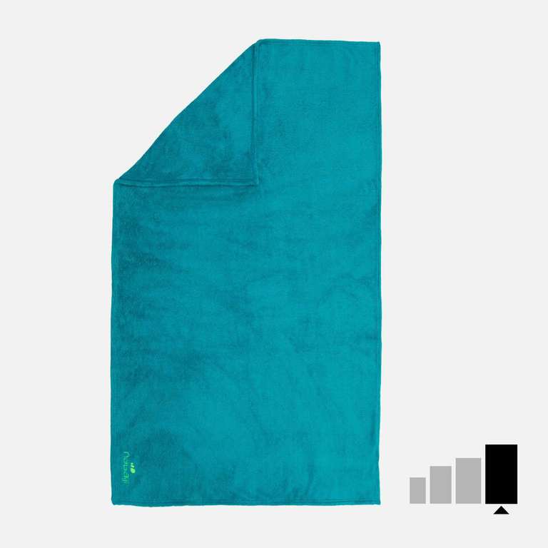 NABAIJI Toalla microfibra ultrasuave talla XL 110 x 175 cm azulón, RECOGIDA GRATIS EN TIENDA