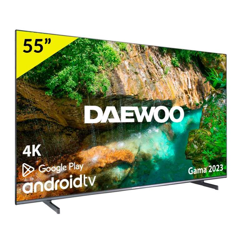 Televisor Smart TV Daewoo 55DM62UA 55'' 4K UHD WiFi Bluetooth E negro