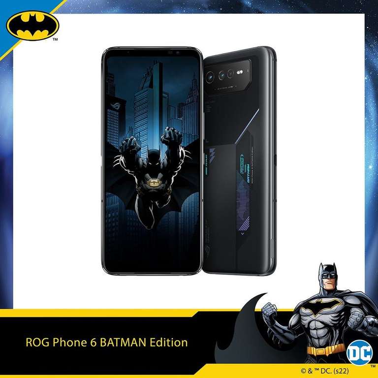 Asus ROG Phone 6 5G 12GB/256GB Edición Batman