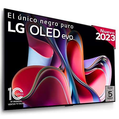 LG - Televisor OLED EVO 4K 55" Serie G3 Smart TV webOS23 TV Procesador Máxima Potencia Dolby Vision Dolby