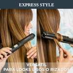 Rowenta Express Style SF1810 - Plancha pelo, revestimiento cerámico turmalina, 2 temperaturas, placas extralargas, calentamiento rápido