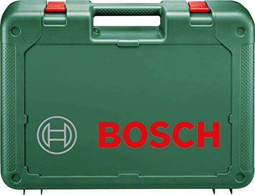 Bosch PBS 75 AE - Set Lijadora de banda, 240 V, 750 W y maletín (ref. 06032A1101) + Bosch 2607017155 - Paquete de 9 lijas para lijadoras