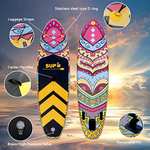 Tabla de surf de remo Tigerxbang SUP, 300 x 71 x 15 cm, 320 x 80 x 15 cm, 6 pulgadas de grosor, accesorios inflables completos