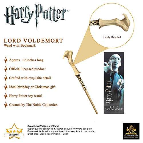 Varita mágica con marcapáginas 3D de Lord Volvemort, Harry Potter »  Chollometro