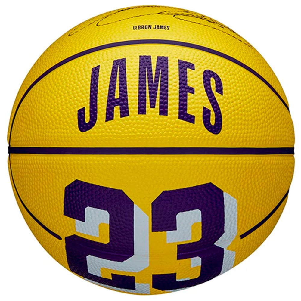 Balón LeBron James Los Angeles Lakers NBA Player Icon Mini Sz3.