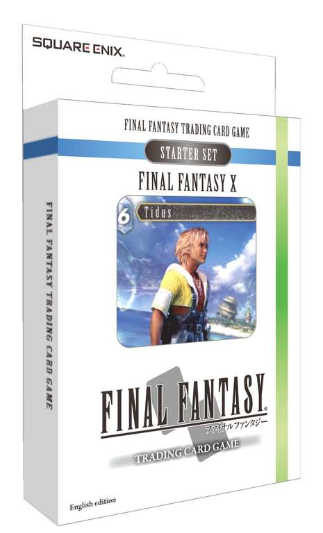 Final Fantasy TCG: Set de Inicio Viento y Agua (FFX), Hielo y Relámpago (FFXIII), Fuego y Agua (FFIX), Mazo Cartas Final Fantasy Cloud
