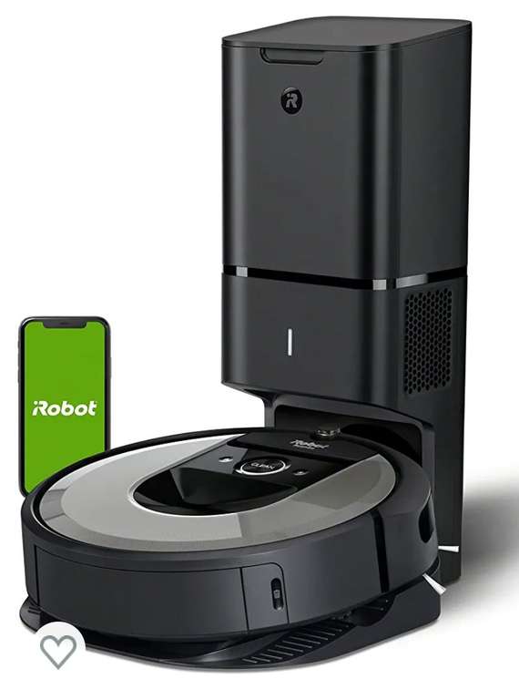 Robot Roomba i7+ - Cepillos sin pelos de mascotas que no se enredan - Navegación inteligente - Recarga y reanuda el trabajo