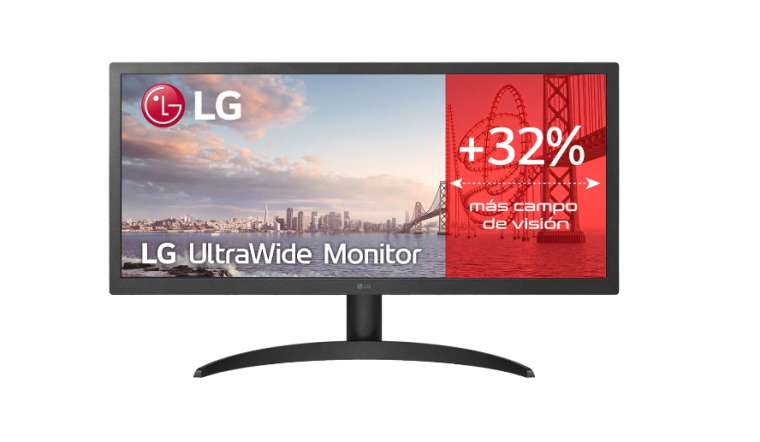 Monitor Ultrapanoramico 21:9 LG UltraWide 25.7" Panel IPS WFHD (2560x1080), 1ms, 300cd/m², 1000:1, sRGB >98%, HDR10