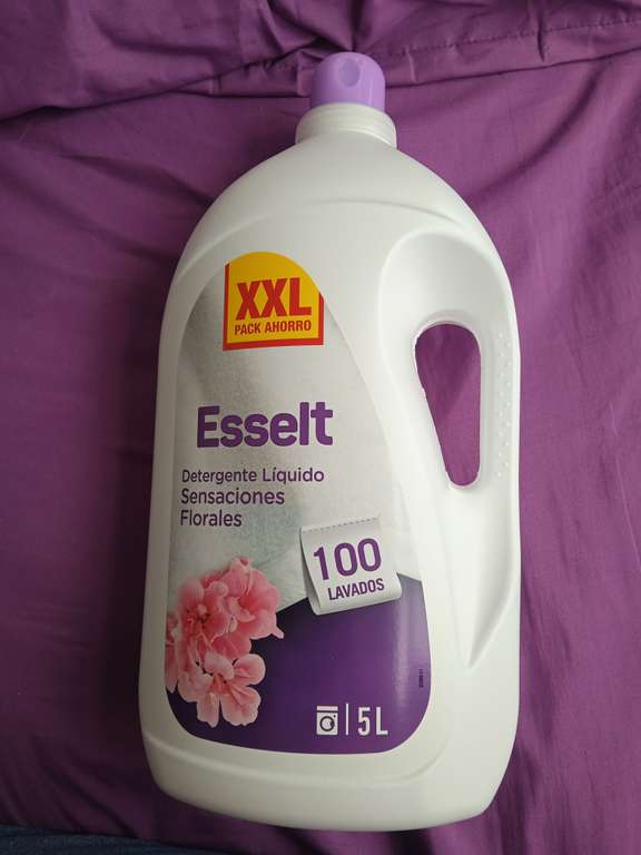 Aldi: detergente lavadora líquido Sensaciones Florales XXL 100 lavados por 4€