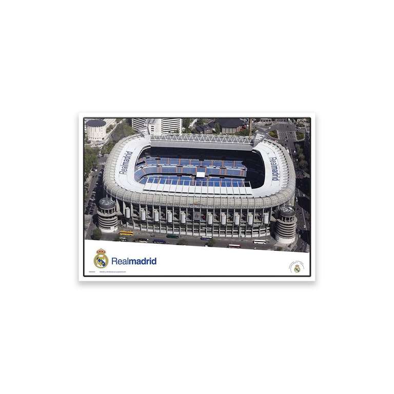 Alfombrilla de escritorio del estadio Santiago Bernabéu (34,5 x 49,5 cm)