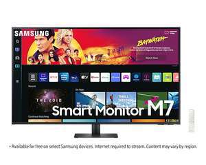 Monitor PC 81,2 cm (32") Samsung Smart Monitor M7, 60 Hz, UHD 4K, con Smart TV Apps