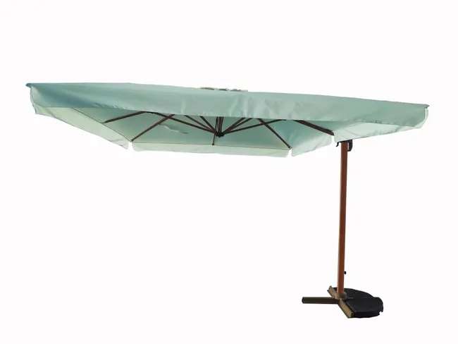 Parasol rectangular de aluminio Lagos verde 300x400 cm (TAMBIÈN COLOR ANTRACITA) [RECOGIDA EN TIENDA GRATUITA]