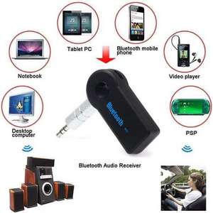 COD AUX Audio Estéreo Música Inalámbrica Bluetooth Coche Receptor