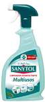 2 x Sanytol - Limpiador Desinfectante Multiusos, Elimina Bacterias, Hongos y Virus Sin Lejía, Perfume Eucaliptus - 750 ML [Unidad 2'19€]