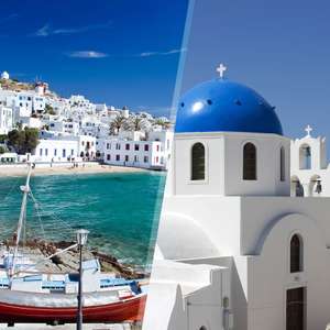7 días en Mykonos y Santorini en avión y con coche de alquiler + seguros por 752 euros! PxPm2 hasta noviembre de 2024