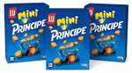 3 X Príncipe Mini, Galletas Sándwich Rellenas de Crema de Chocolate con Leche, Pack 4 x 40g (1,14€/unidad)