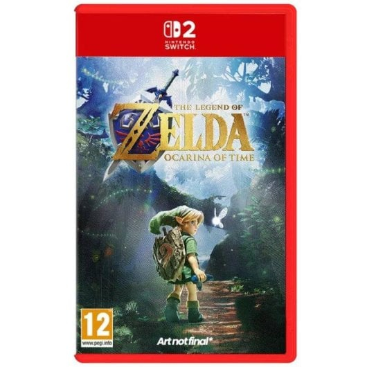 The Legend of Zelda: Ocarina of Time Switch 2 (Carátula metalizada / con relieve tipo foil)
