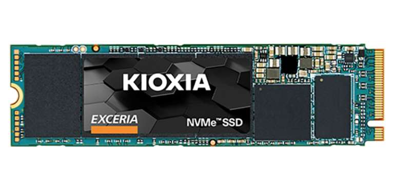 Kioxia EXCERIA 500GB Gen3 PCIe x4 NVMe M.2 SSD - Disco Duro M.2