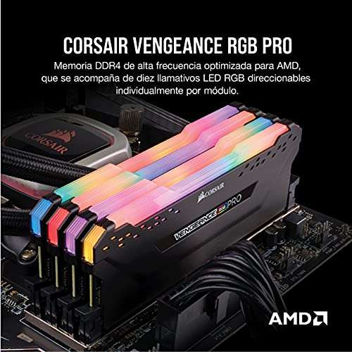 16 GB RAM (2x8) Corsair Vengeance RGB PRO por 58€