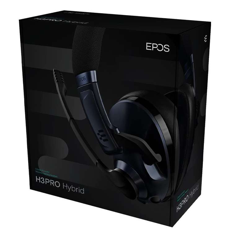 EPOS H3Pro Auriculares Inalámbricos Híbridos - Cascos Gaming para PC