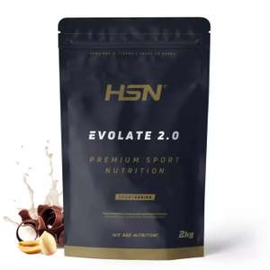 Aislado de Proteína de Suero de HSN Evolate 2.0 | Sabor Chocolate Cacahuete 2 Kg (1r usuario a 34.39€)