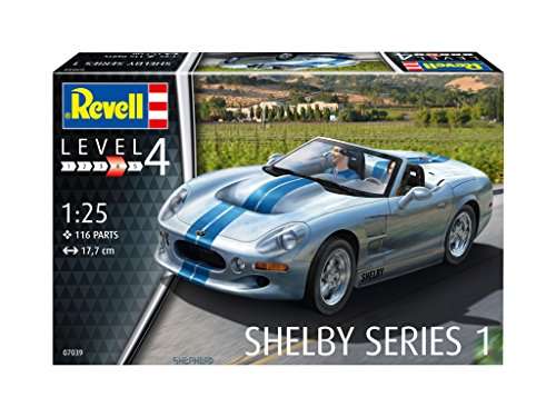 Maqueta Revell 07039 en escala 1:25 del Shelby Series 1 de nivel 4