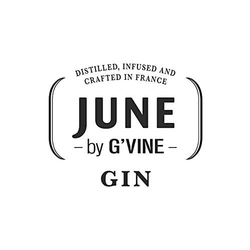 June Gin Melocotón - 700 ml, 37.5º - Ginebra aroma de Melocotón y Frutas del Verano - Elaborada para la creación de cócteles - Sin Gluten