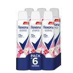 12 Rexona Desodorante Aerosol Advance Protection Bright Bouquet 72 h para mujer 200 ml - 2x Pack de 6. 1'36€/ud