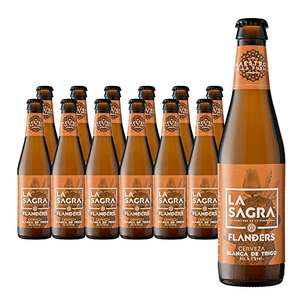 La Sagra Flanders - Cerveza estilo Blanca de Trigo - Alc. 5,2% alc. - Caja de 12 botellas de 330 ml - Total: 3960 ml
